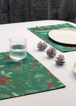 Winterberry Christmas Placemat