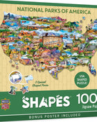 National Parks of America 1000 Piece Shaped Puzzle
