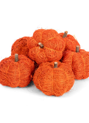 Orange Sisal Pumpkin