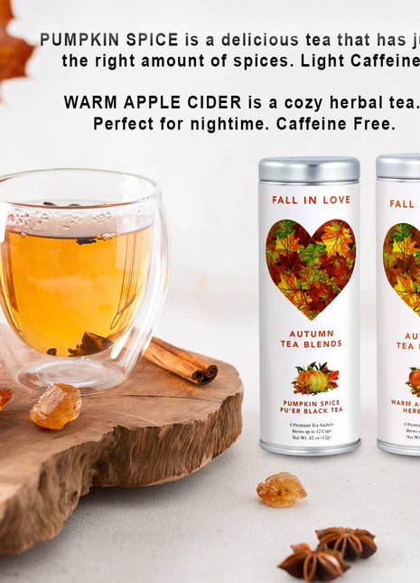 Fall in Love Autumn Tea Blends Gift Box