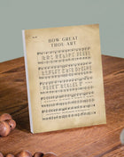 Hymns Of Our Heritage  Easel Block - How Great Thou Art