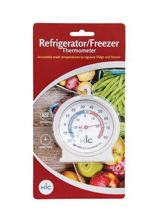 HIC Kitchen Roasting Refrigerator Freezer Thermometer, Large 2.5in