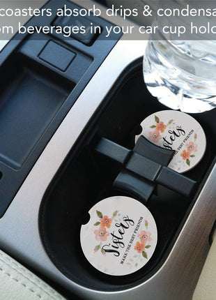 Sisters Stone Car Coaster, Single Pack