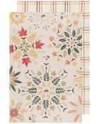 Fall Foliage Coordinated Dishtowels Set of 2