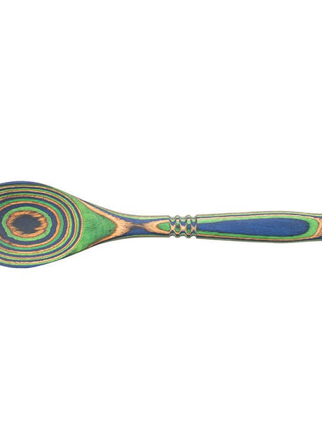 12" Peacock Pakka Spoon
