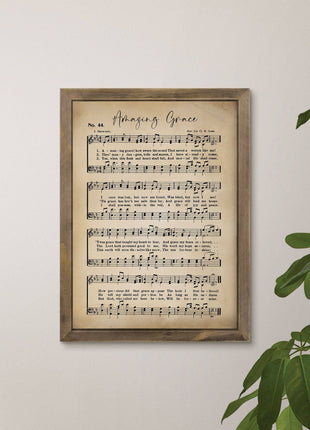 Amazing Grace 13" x 17" Framed Art
