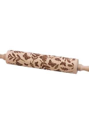 Butterfly Large Embossing Rolling Pin