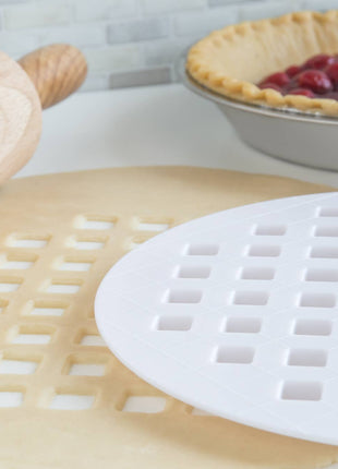 Fox Run Lattice Pie Top Cutter, 9.75" x 9.75"