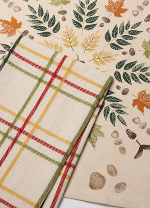 Fall Foliage Coordinated Dishtowels Set of 2