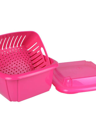 Berry Box container for washing, draining, serving, and storing fruit