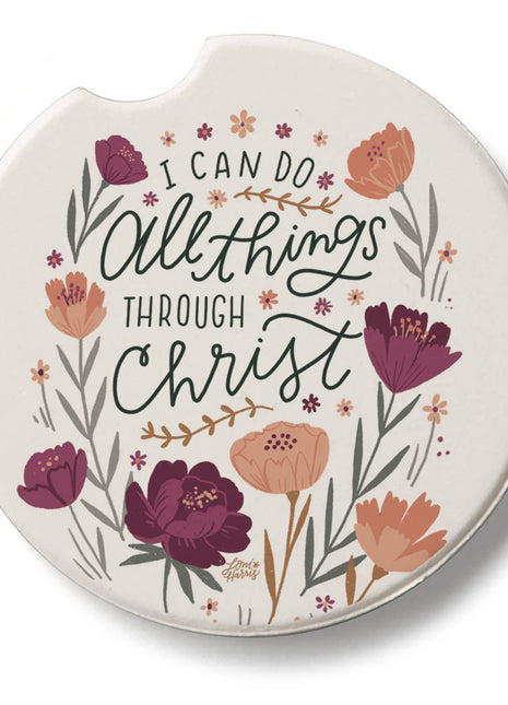 All Things Absorbent Stone Car Coaster, Single Pack