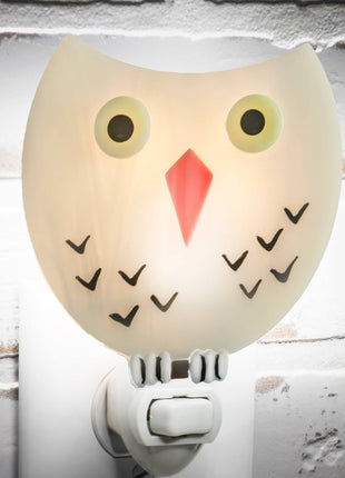 Stained Glass Owl Night Light | J Devlin Art Decor