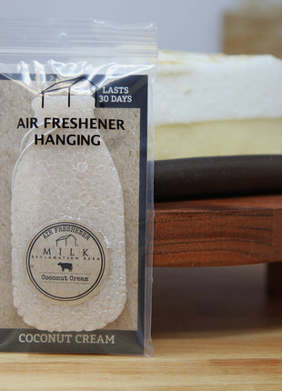 Cute milk bottle hanging freshener for boutique gift baskets