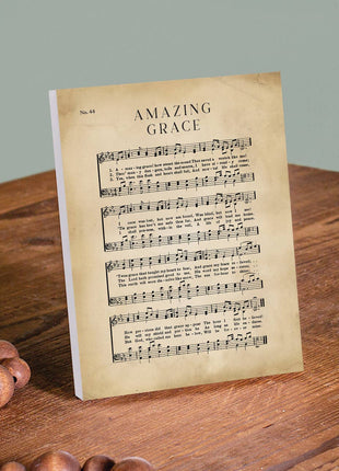 Hymns Of Our Heritage Collection Easel Block - Amazing Grace