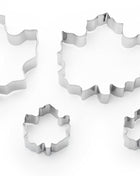 Fox Run Maple Leaf Cookie Cutters, 5 piece, Silver