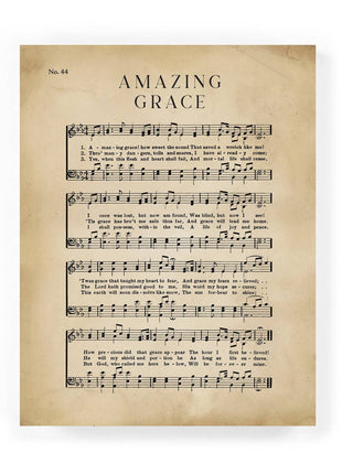 Hymns Of Our Heritage Collection Easel Block - Amazing Grace
