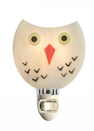 Stained Glass Owl Night Light | J Devlin Art Decor