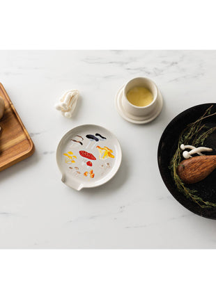 Field Mushrooms Spoon Rest