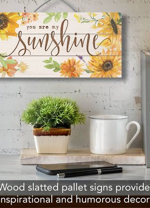 You Are My Sunshine Decorative Slatted Pallet Wood Sign