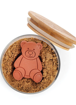 Fox Run Terracotta Brown Sugar Bear Keeper & Saver, 2.5"