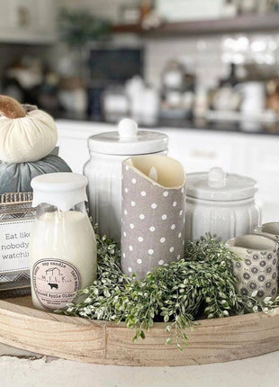 Milk Bottle Candle Spiced Apple Cider