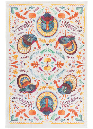 Autumn Plenty Thanksgiving Dishtowel