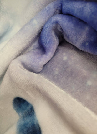 Lion & Cub Faux Fur Plush Throw Blanket