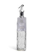 500ml argyle glass cruet in shadow gray with easy-pour spout