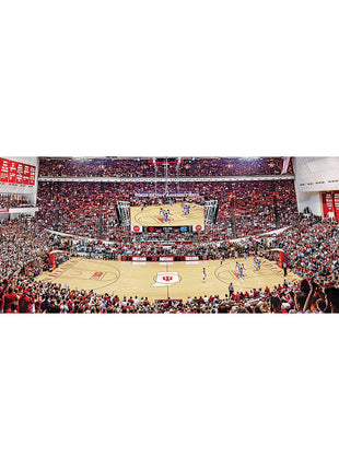 Box view of Indiana Hoosiers panoramic puzzle gift for IU fans