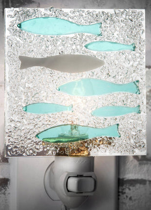 Fused Glass Fish Night Light | Christian Gift | J Devlin