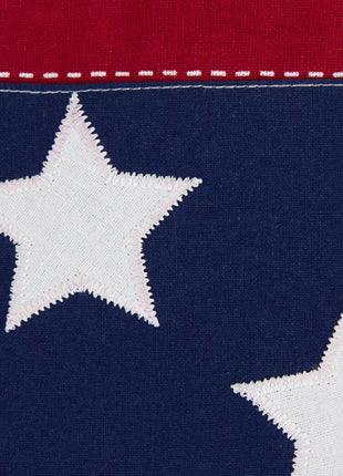 Americana Flag Embellished Dishtowel