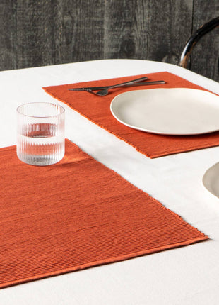 Spectrum Cotton Placemat Rust