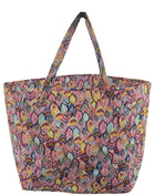 Boho Feather Quilted Tote Bag