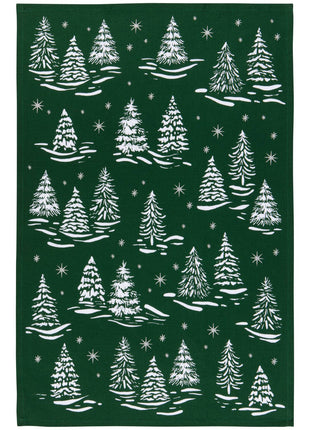 Winter Frost Christmas Dishtowel
