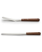 Fox Run Stainless Steel Icing Spatula and Smoother, Set of 2