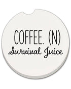 Survival Juice Stone Car Coaster, Single Pack