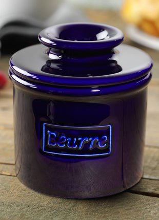 The Original Butter Bell® Crock - Cafe Cobalt Blue