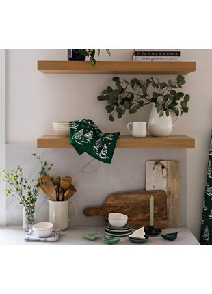 Winter Frost Christmas Dishtowel