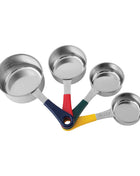 Fox Run Stainless Steel Measuring Cup Set, 4-Piece Color Set