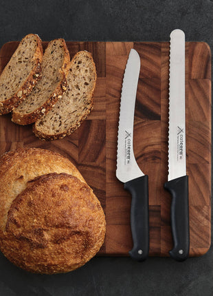CatCora Soft-Grip Handle Offset Bread Knife, 9in