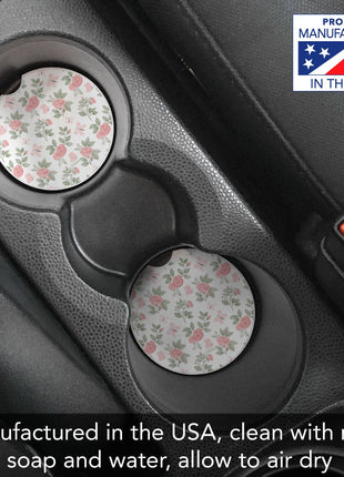 "Pretty Coquette" Single Packaged Stone Car Coaster