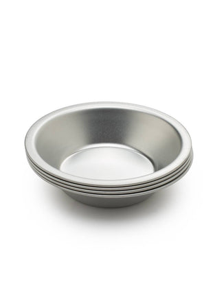 Fox Run Pie Pan Set, Tin-Plated Steel, Set of 4, 5"
