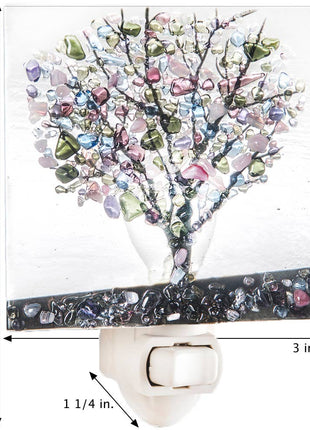 Stained Glass Night Light | Handcrafted Fused Tree  J Devlin