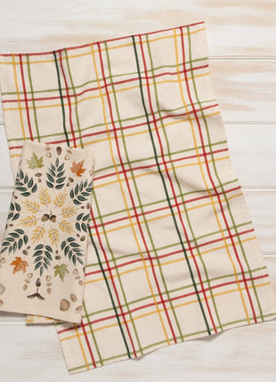 Fall Foliage Coordinated Dishtowels Set of 2