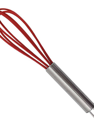Silicone Wire Whisk Stainless Steel Handle 5.75"