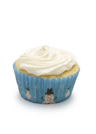 Fox Run Snowman Cupcake Liners, 50 Count, 3" x 3"