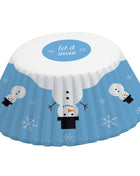 Fox Run Snowman Cupcake Liners, 50 Count, 3