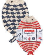 Little Fish Tawashi Crocheted Dishcloths Set of 2