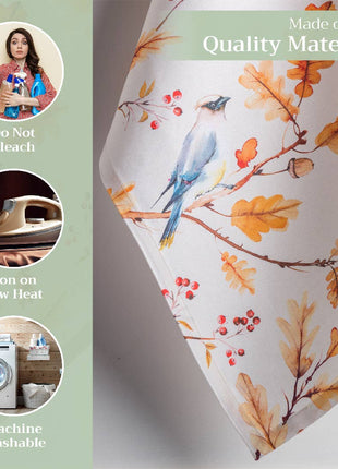 Kitchen Towels 100% Cotton - Fall - Set of 3 - Oak Leaves