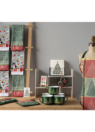 Festive Fir Jacquard Christmas Dishtowel